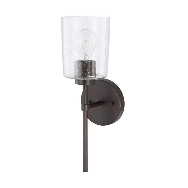 Capital Lighting Greyson One Light Wall Sconce 628511BZ-449 Coastal Lighting