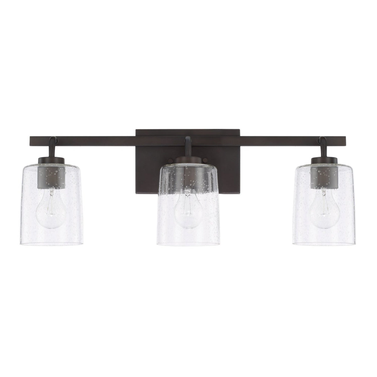Capital Lighting Greyson Three Light Vanity Fixture 128531BZ-449 Coastal Lighting