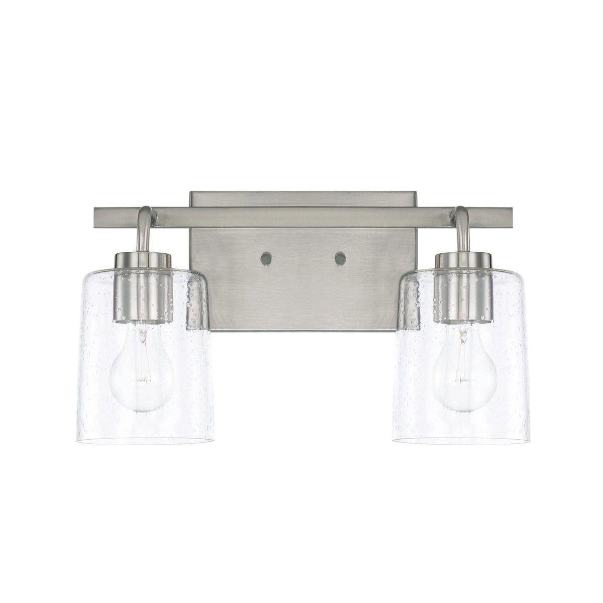 Capital Lighting Greyson Two Light Vanity Fixture 128521BN-449 Coastal Lighting