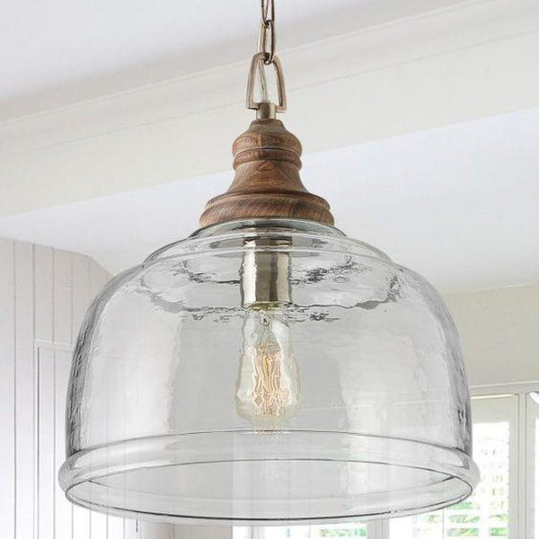 Capital Lighting One Light Pendant 330318GY Coastal Lighting