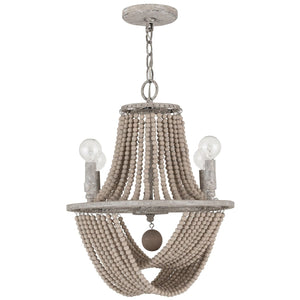 Capital Lighting Kayla Four Light Chandelier 429541MS Coastal Lighting