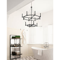 Capital Lighting Lancaster 12 Light Chandelier 528701BI Coastal Lighting