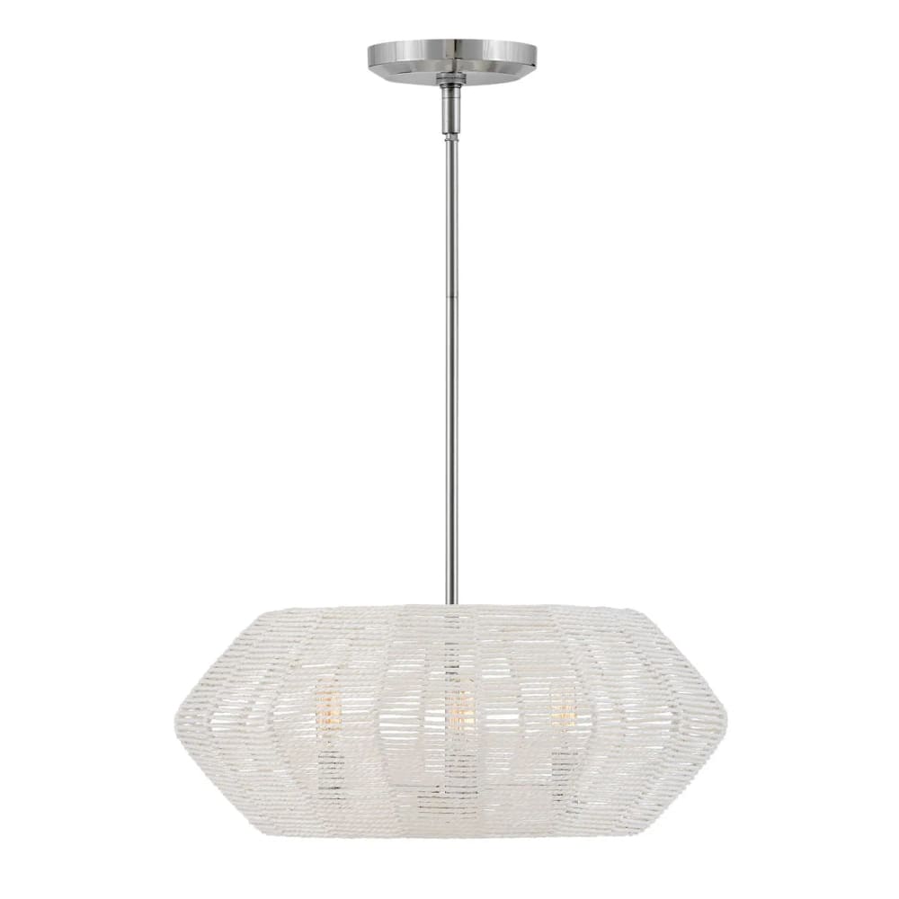 Hinkley Luca Convertible Drum Chandelier - Small 40383PCM Coastal Lighting