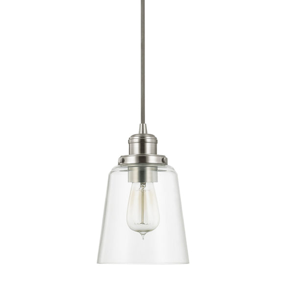 Capital Lighting One Light Mini-Pendant 3718BN-135 Coastal Lighting