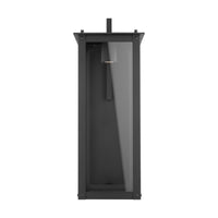 Capital Lighting One Light Outdoor Wall Lantern 934641BK-GL Coastal Lighting
