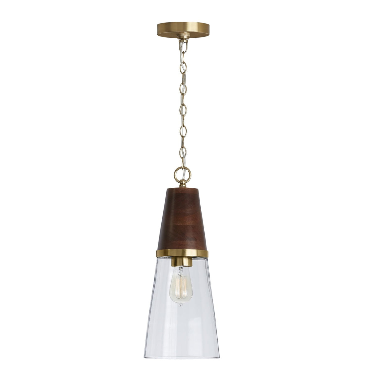 Capital Lighting One Light Pendant 333911WR-477 Coastal Lighting