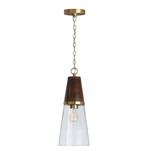 Capital Lighting One Light Pendant 333911WR-477 Coastal Lighting