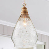 Capital Lighting One Light Pendant 330418LW Coastal Lighting