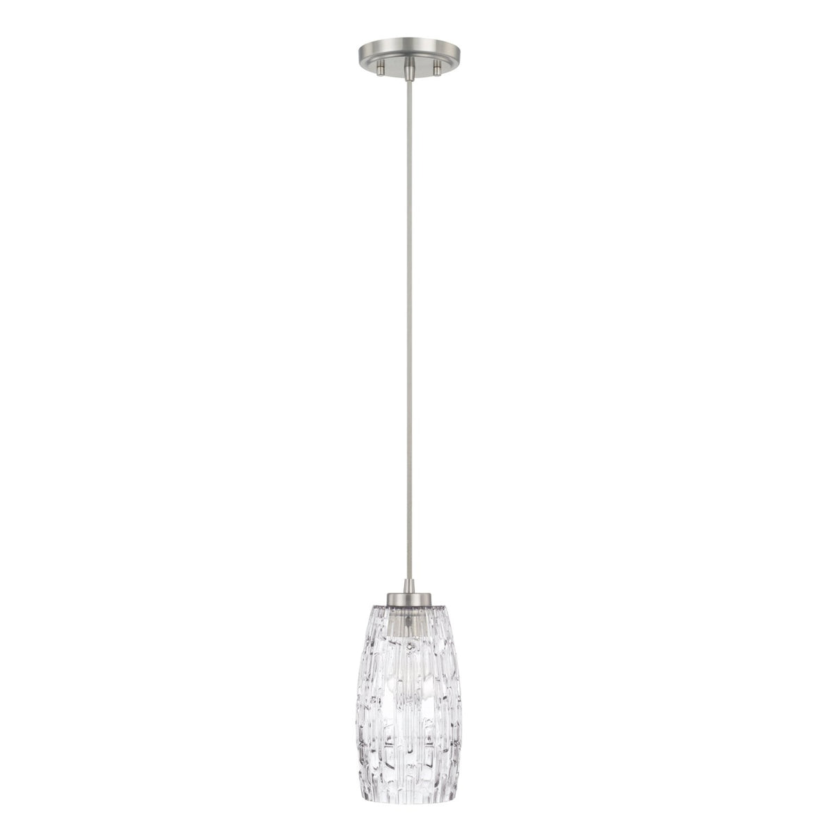 Capital Lighting One Light Pendant 328611BN-450 Coastal Lighting