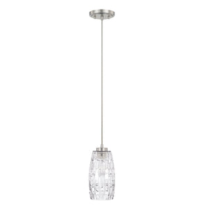 Capital Lighting One Light Pendant 328611BN-450 Coastal Lighting