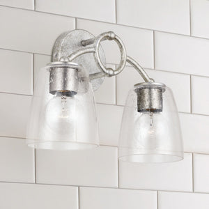 Capital Lighting Oran 2 Light Vanity 137921AS-488 Coastal Lighting
