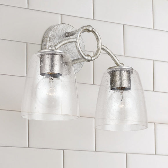 Capital Lighting Oran 2 Light Vanity 137921AS-488 Coastal Lighting