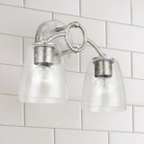 Capital Lighting Oran 2 Light Vanity 137921AS-488 Coastal Lighting