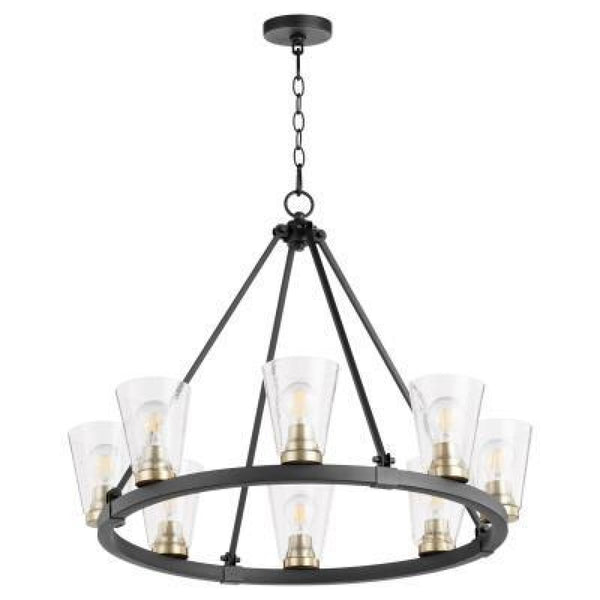 Quorum Paxton 8 Light Chandelier 63-8-6980 Coastal Lighting