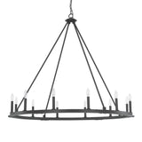 Capital Lighting Pearson 12 Light Chandelier 4912BI-000 Coastal Lighting