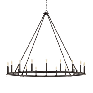 Capital Lighting Pearson 20 Light Chandelier 4913BI Coastal Lighting