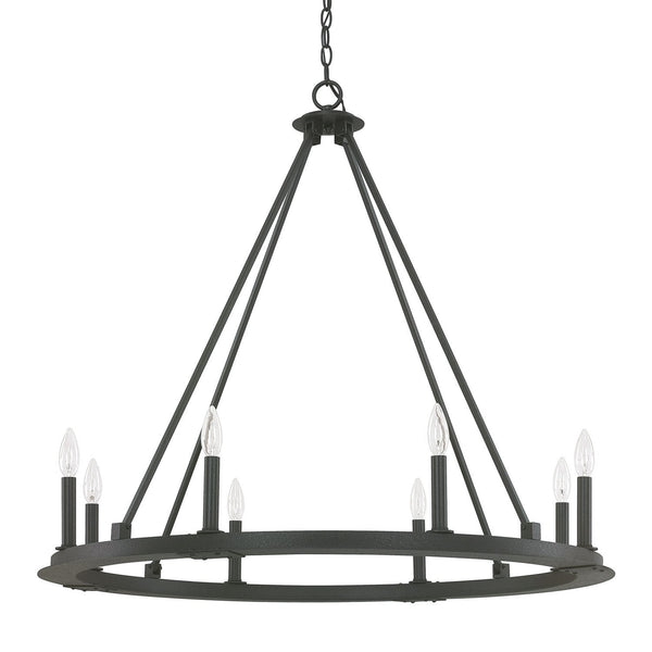 Capital Lighting Pearson Eight Light Chandelier 4918BI-000 Coastal Lighting