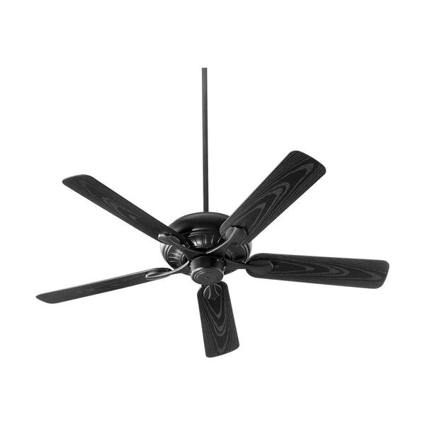 Quorum Pinnacle 52 Outdoor Patio Fan - Wet Rated - Black 191525-69 Coastal Lighting