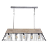Capital Lighting Five Light Island Pendant 835051UW Coastal Lighting