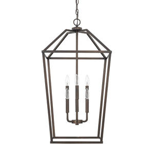 Capital Lighting Six Light Foyer Pendant 522761BZ Coastal Lighting