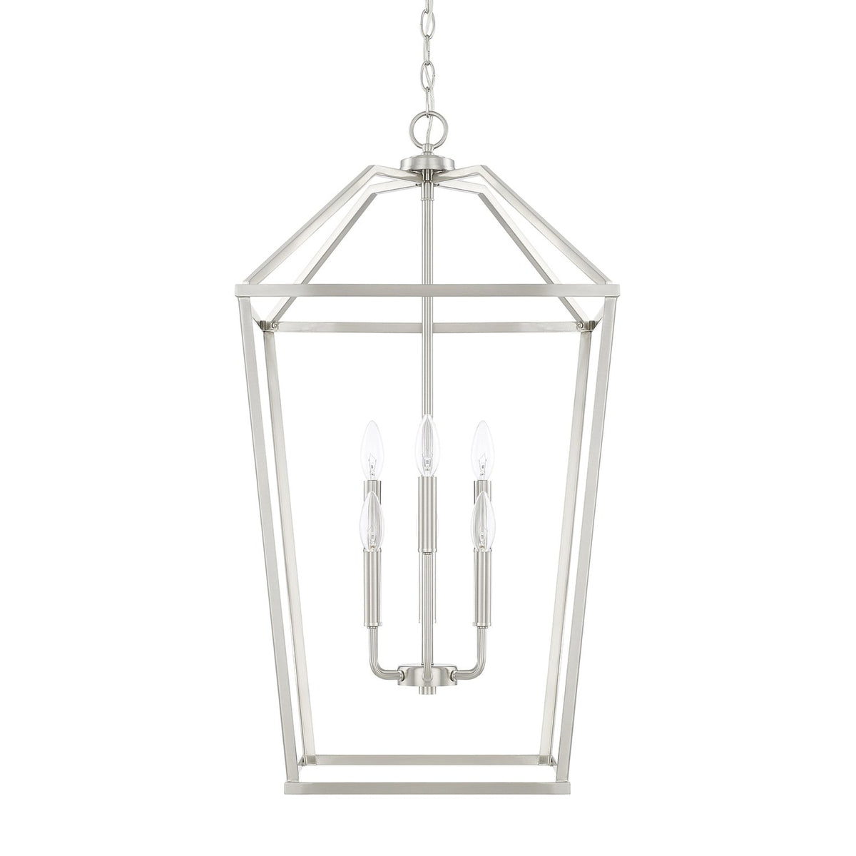 Capital Lighting Six Light Foyer Pendant 522761BN Coastal Lighting