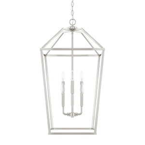 Capital Lighting Six Light Foyer Pendant 522761BN Coastal Lighting