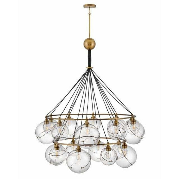 Hinkley Skye Two Tier Chandelier 30308HBR Coastal Lighting