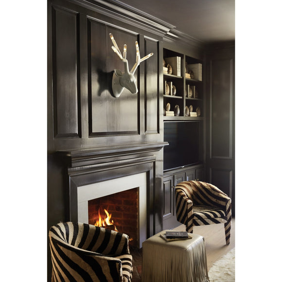 Hinkley Stag Sconce 30602BK-1 Coastal Lighting