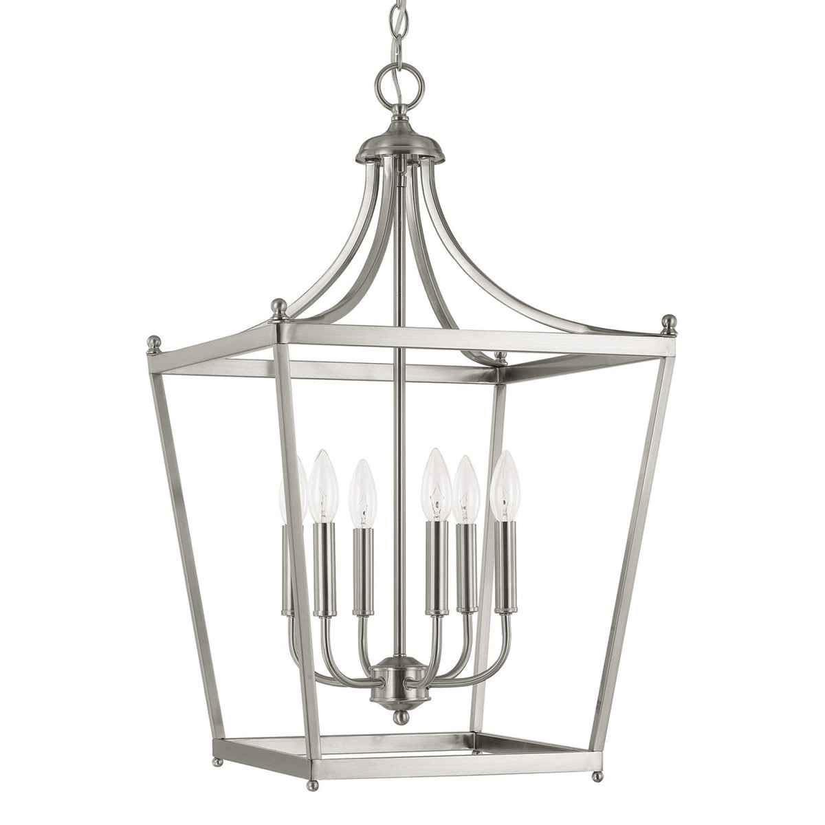 Capital Lighting Six Light Foyer 9552BN Coastal Lighting