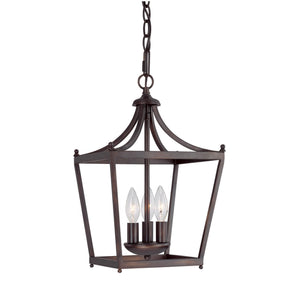 Capital Lighting Stanton Three Light Foyer Fixture 4036BB Coastal Lighting