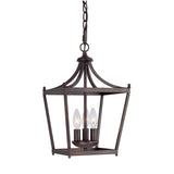 Capital Lighting Three Light Foyer Fixture 4036BB Coastal Lighting