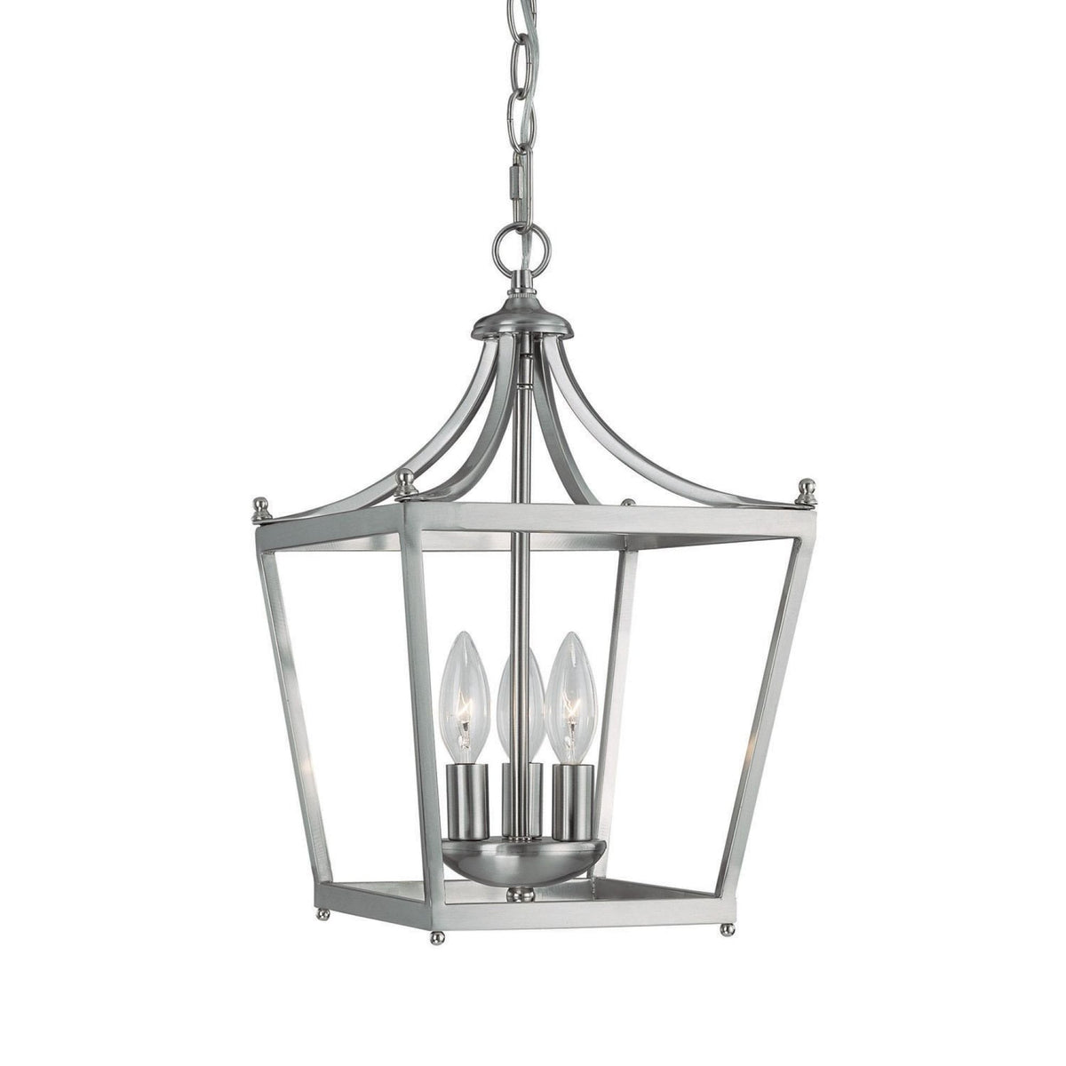 Capital Lighting Three Light Foyer Fixture 4036BN Coastal Lighting