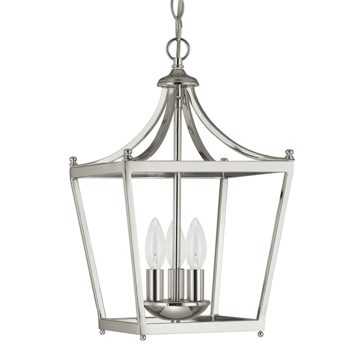 Capital Lighting Three Light Foyer 4036PN Coastal Lighting