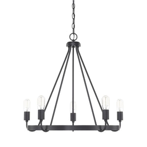 Capital Lighting Six Light Chandelier 420061MB Coastal Lighting