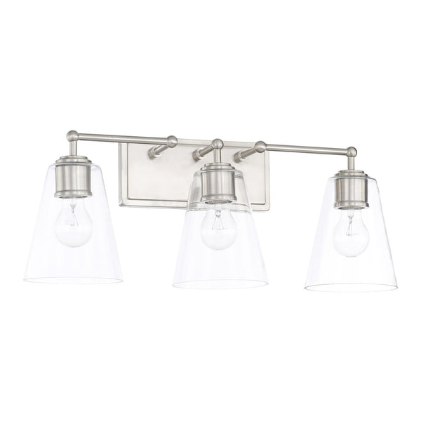 Capital Lighting Three Light Vanity 121731BN-431 Coastal Lighting