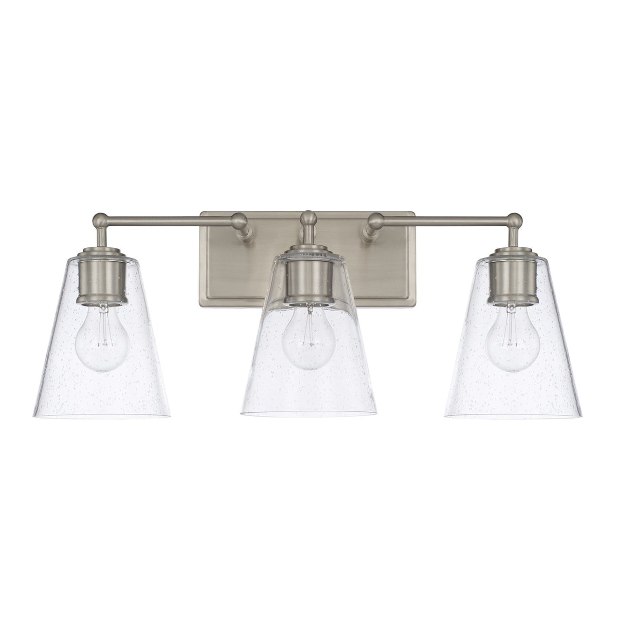 Capital Lighting Three Light Vanity Fixture 121731BN-463 Coastal Lighting