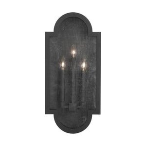 Capital Lighting Three Light Wall Mount 934531BK Coastal Lighting