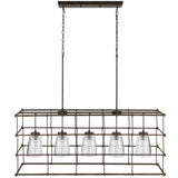 Capital Lighting Five Light Island Pendant 829751NG-462 Coastal Lighting