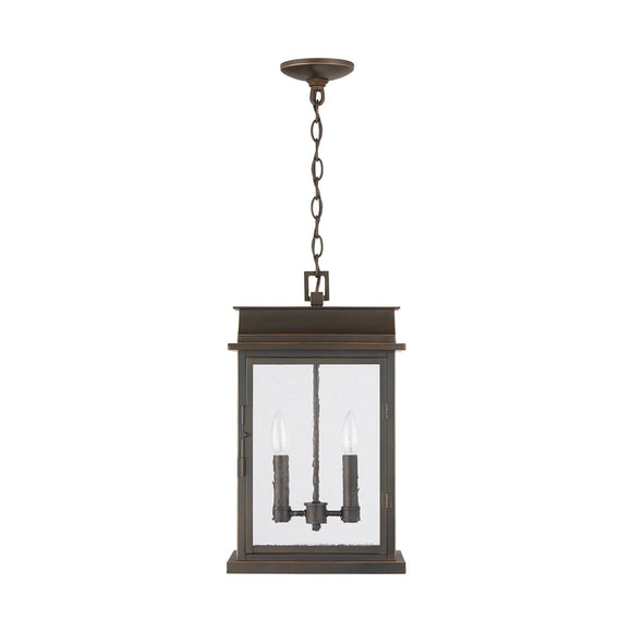 Capital Lighting 2 Light Outdoor Hanging Lantern 936823OZ Coastal Lighting