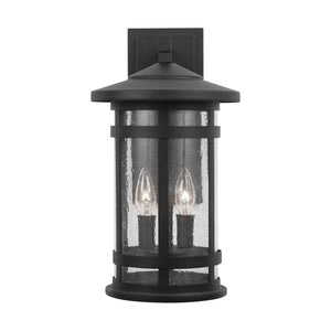 Capital Lighting Two Light Outdoor Wall Lantern 935521BK Coastal Lighting