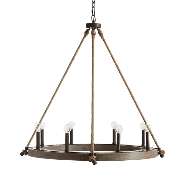 Capital Lighting Eight Light Chandelier 429681NG Coastal Lighting