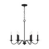 Capital Lighting 6 Light Chandelier 437261BI Coastal Lighting