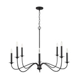Capital Lighting 8 Light Chandelier 437281BI Coastal Lighting