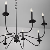 Capital Lighting Vincent 8 Light Chandelier 437281BI Coastal Lighting