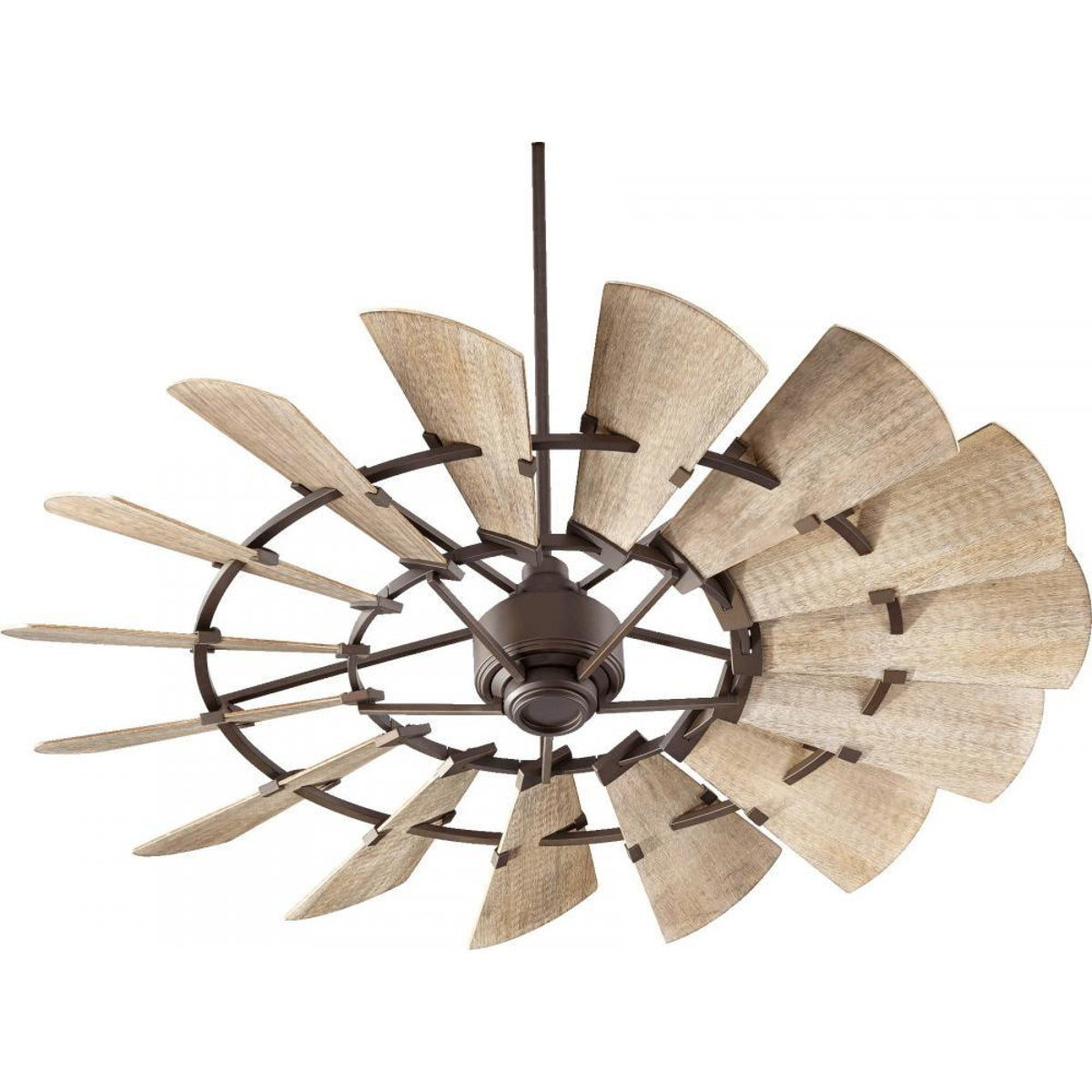 Quorum Windmill Ceiling Fan - Oiled Bronze - Outdoor 196010-86 60 inch Coastal Lighting