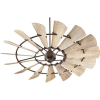 Quorum Windmill Ceiling Fan - Oiled Bronze - Outdoor 197010-86 72 inch Coastal Lighting