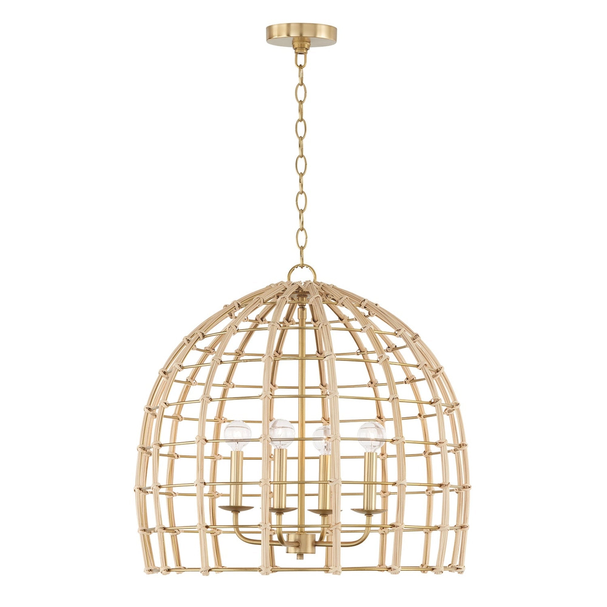 LodinG(仏)／344／size 6 Wren 4 Light Pendant Chandelier – Coastal Lighting