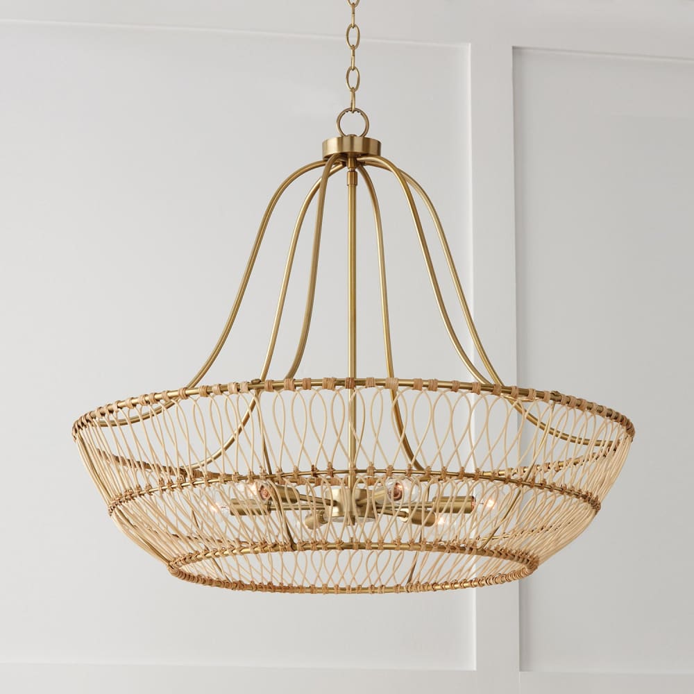Wren 6 Light Chandelier – Coastal Lighting